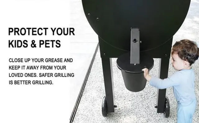 Secure-Mount Grease Bucket with Lid