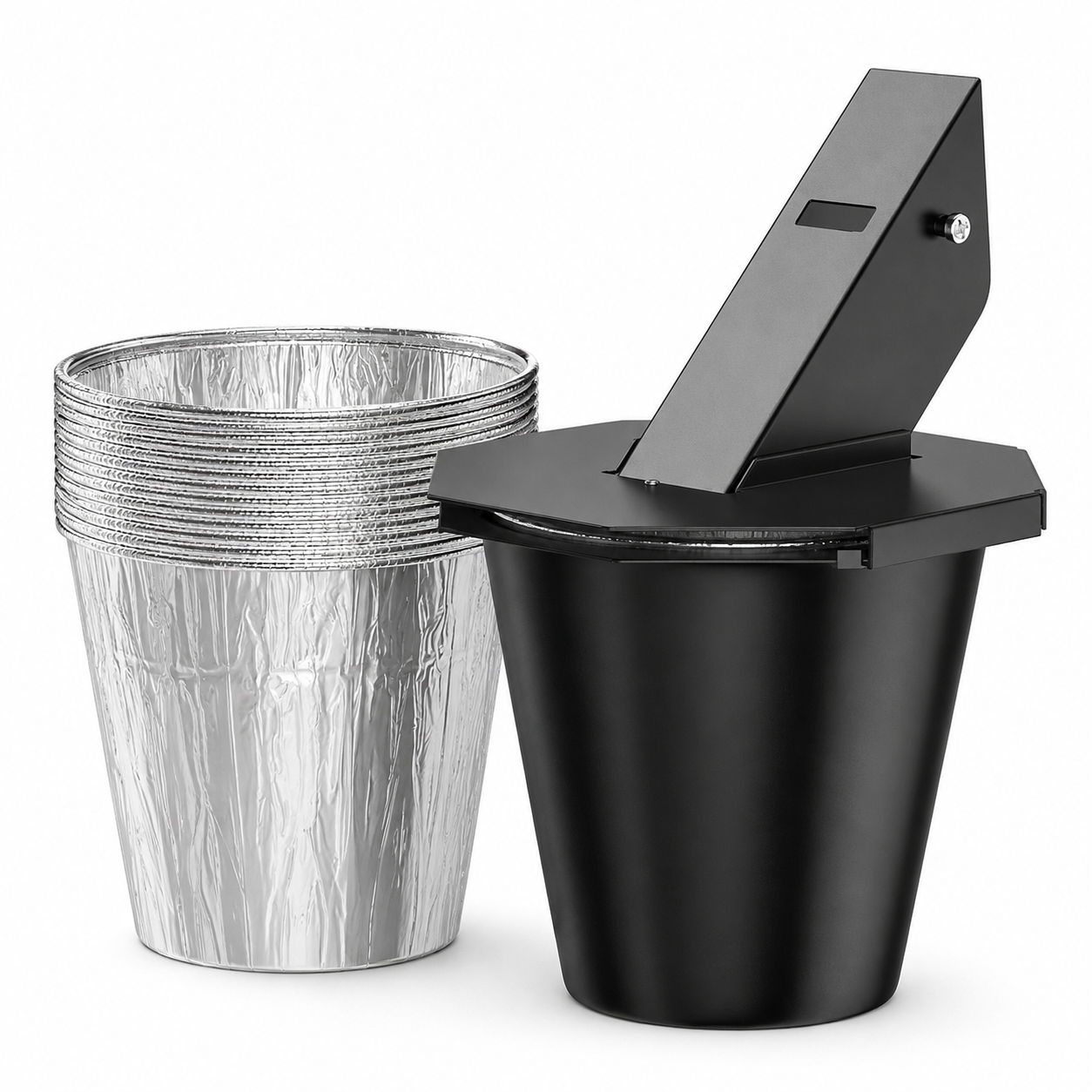 Secure-Mount Grease Bucket with Lid