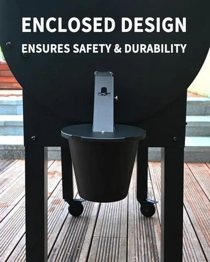 Secure-Mount Grease Bucket with Lid