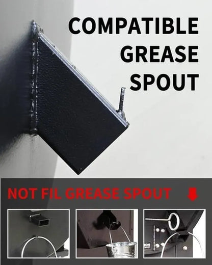 Secure-Mount Grease Bucket with Lid