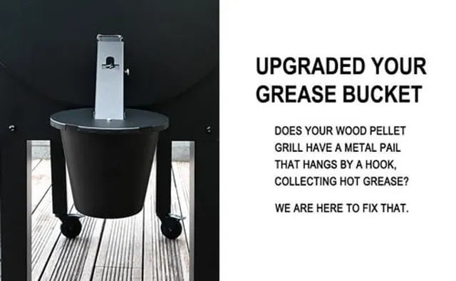 Secure-Mount Grease Bucket with Lid