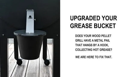 Secure-Mount Grease Bucket with Lid